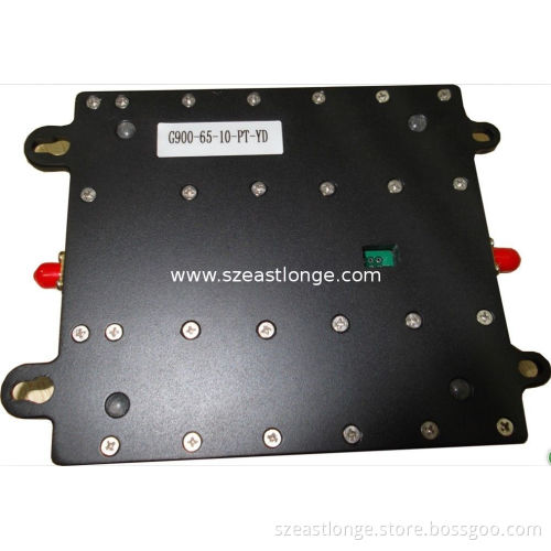 High-speed Black Cell Phone Signal Repeater , High Gain Amplifier ≥ 65db
